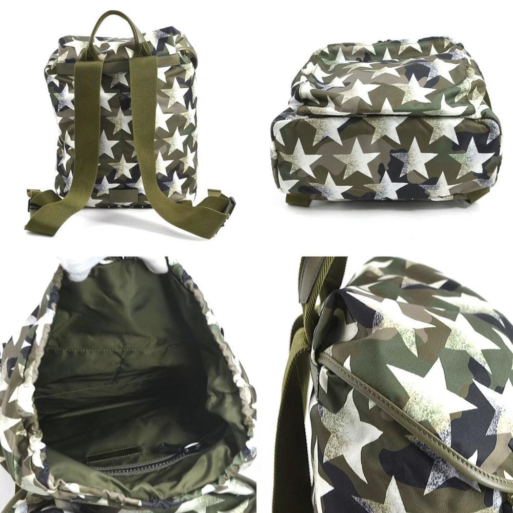 VALENTINO GARAVANI Garavani Backpack Nylon Khaki Women's - Picture 3 of 5